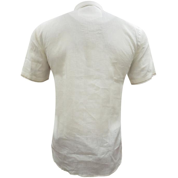 Charaghdin.com - Combination Cream Shirt