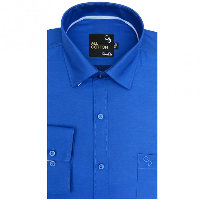 Charaghdin.com - Plain DARK BLUE Shirt