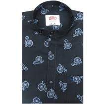 Print Black Shirt : Ditto