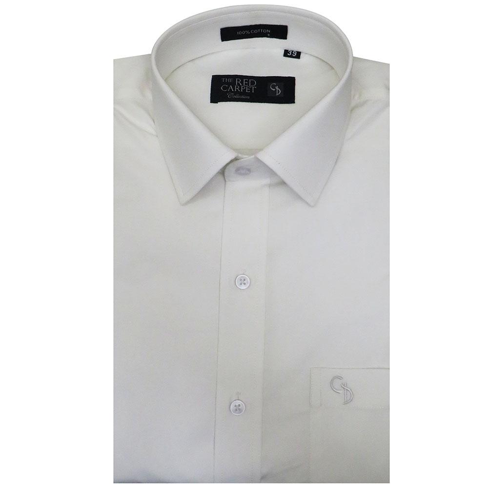 Charaghdin.com - Plain White Shirt