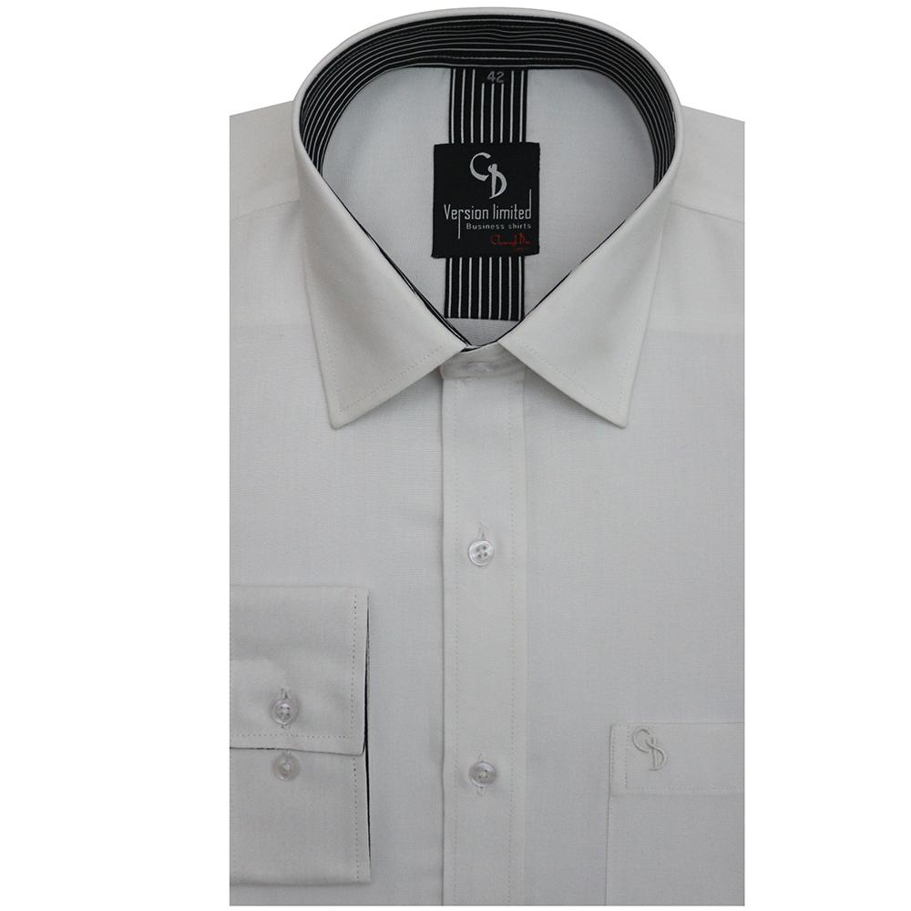 plain white business shirt